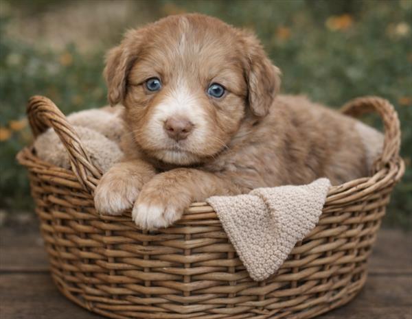 [#26173-03]  - Red Merle M Aussiedoodle Puppies for Sale
